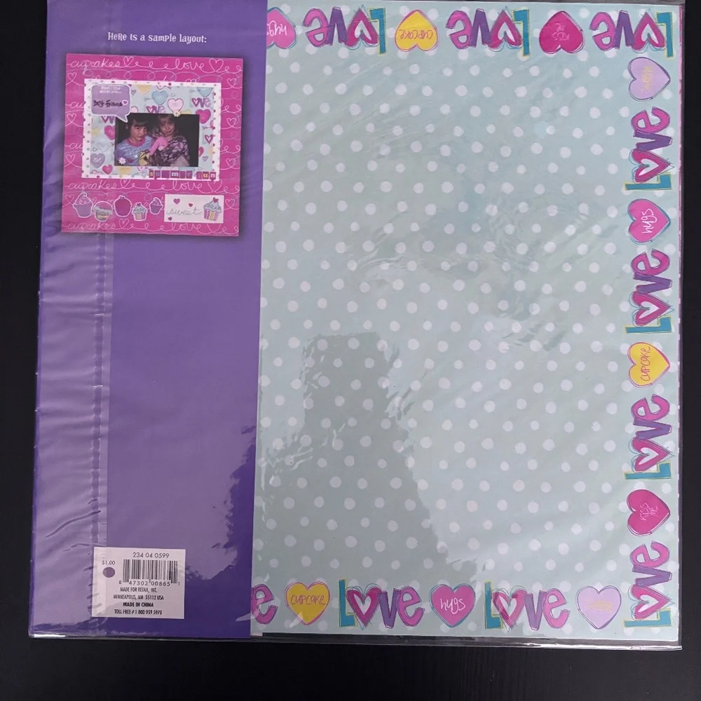 Love Themed - Scrapbooking Bundle of Paper and Stickers - Picture 4 of 7